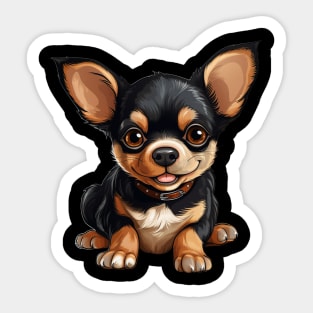 Cute Chihuahua Dog - Dogs Chihuahuas Sticker